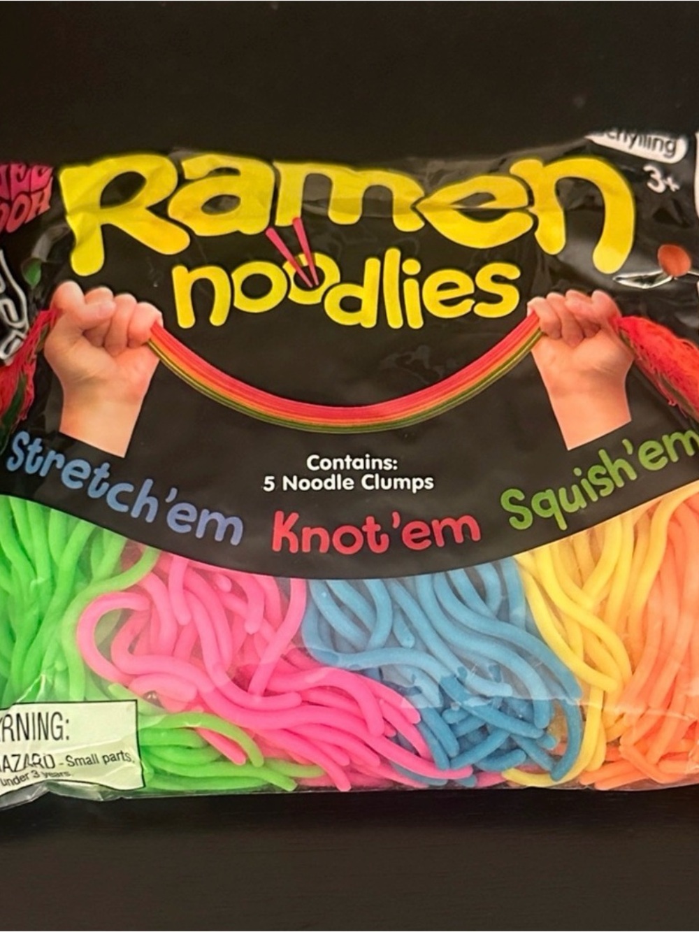 NeeDoh Stretchable Ramen Noodles Squish Squishy